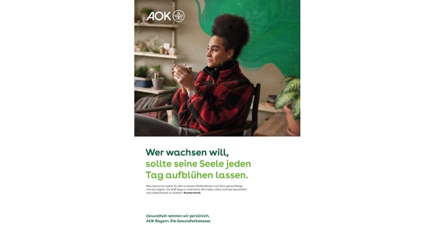 AOK Bayern macht sich 'seelenstark‘ - Die neue AOK Bayern-Kampagne #seelenstark soll auf die Förderungsleistungen aufmerksam machen – Foto: Saatchi & Saatchi